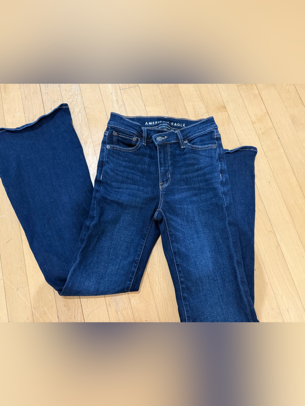 American Eagle Outfitters Indigo Straight-Leg Women's Jeans